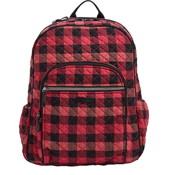NWT Vera Bradley Buffalo Check Backpack